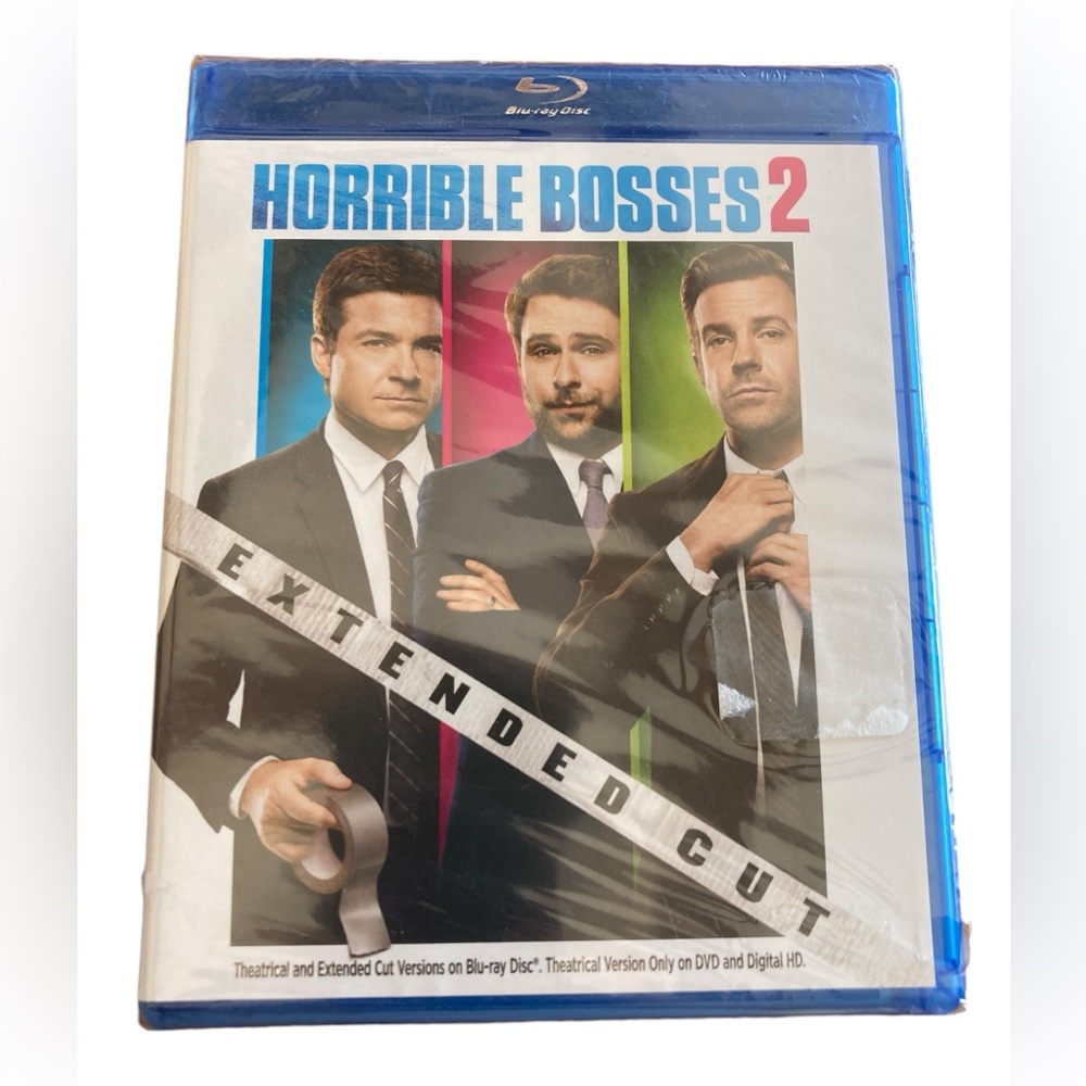 Horrible Bosses 2 Blu-Ray DVD Extended Cut Movie NWT